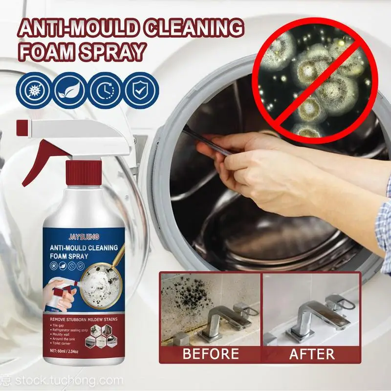 

Mold Stain Removing Spray Multipurpose Mildew Cleaning Spray With Bleaching Effect Stain Remover For Kitchen Bathroom Floors