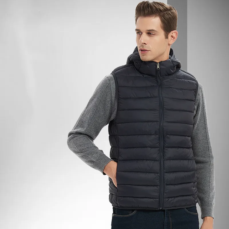 

Новинка Осень-зима 2022, мужской жилет большого размера, зимняя безрукавка