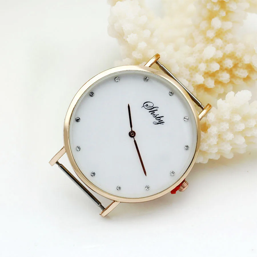 Shsby Diy Personality Watch Header New Style Thin Large Head With Cloth Strap  Watch Accessories