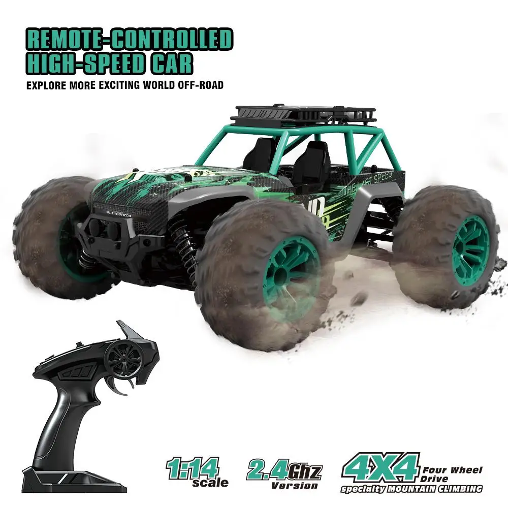 

G168 36+MPH 1/14 Scale RC Car 2.4G 4WD High Speed Fast Remote Controlled Large Track