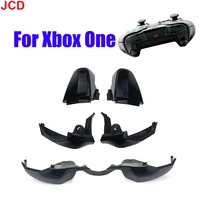 jcd for xbox one solid black button set rt lt rb lb middle bar for microsoft xbox one controller accessories
