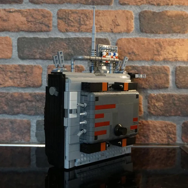 Фото 2140 деталей MOC: Модель DeLorean Доктора Брауна с дистанционным управлением, конструктор, архитектурная модель, идея для рождественского подарка, кирпичики для детей №3