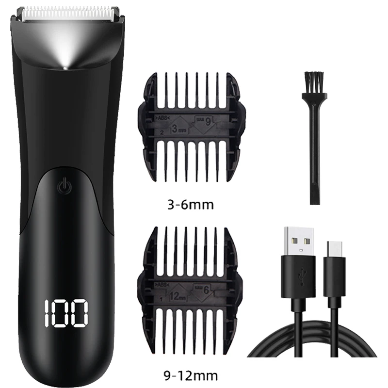 Мужской триммер для волос на теле шарики бритва чувствительных зон удаление