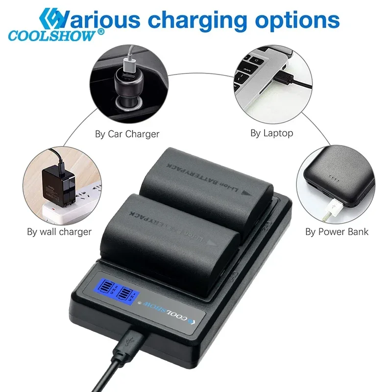 LP-E6 LP E6 Аккумулятор для Canon EOS 5DS 5D 6D 7D 60D 60Da 70D Mark II III 80D XC10 DSLR 2600 мАч Зарядное