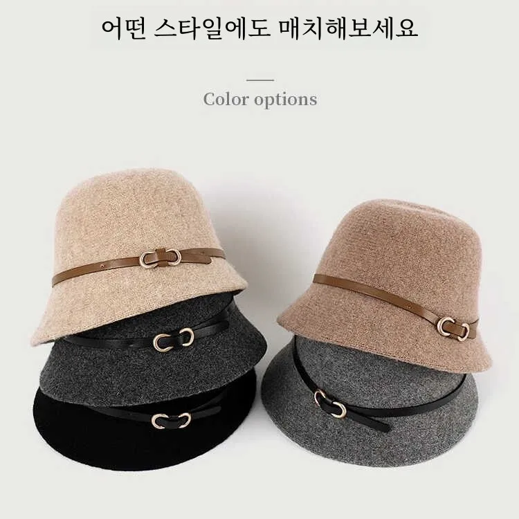 Элегантная флисовая рыбацкая шапка Hepburn Sle женская осенне-зимняя вязаная с