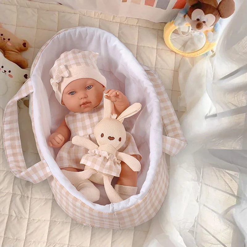 Кукла реборн 30 см спальный мешок Успокаивающая имитация кукла-младенец