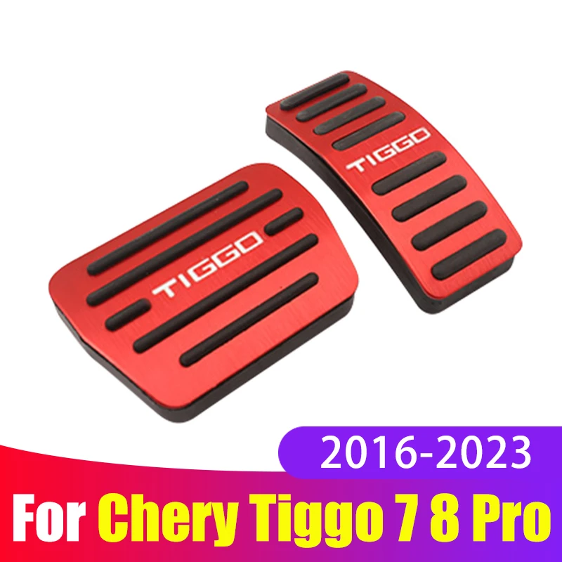 

Car Pedals Pad Covers For Chery Tiggo 7 8 Pro 2016-2020 2021 2022 2023 Auto Foot Accelerator Fuel Brake Pedal Plate Clutch Cover