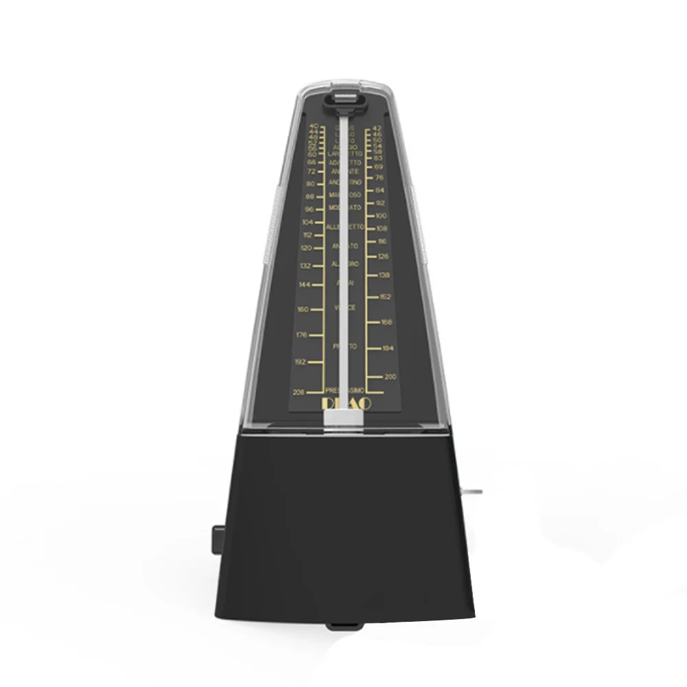 

Black Traditional Wind Up Mechanical Metronome For Piano Guitar Bass Violin Drum ABS Universal Musical Instrument Accessories
