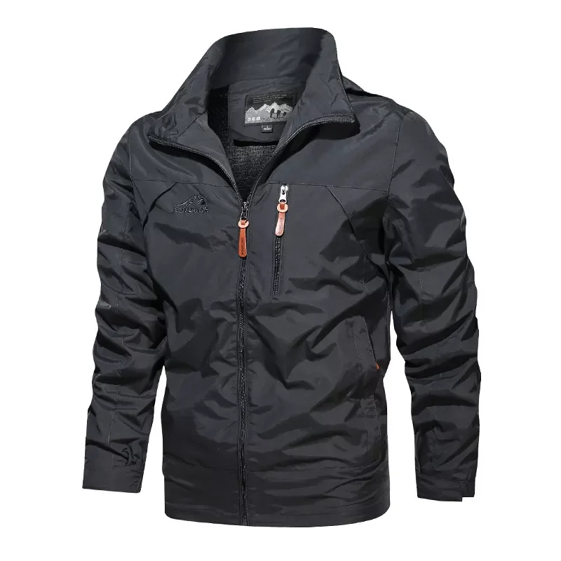 

New2022 Men's Windbreaker Military Jacket 2022 Outdoor Windproof Spring Autumn Jackets Men Casual Streetwear Breathable Hood
