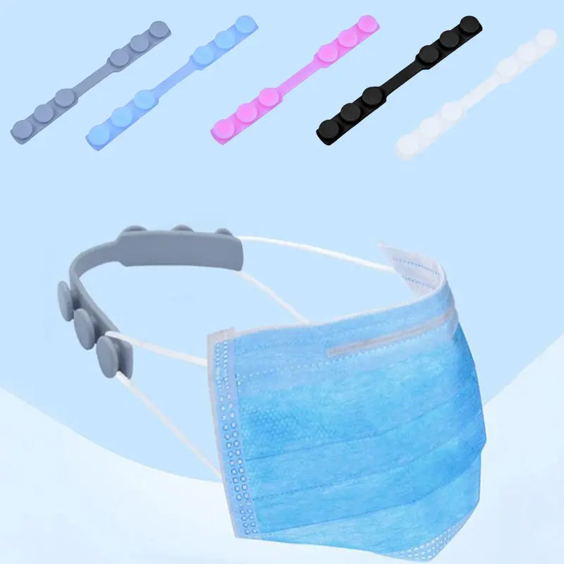 

Silicone Adjustable Mask Lanyard Face Mask Extender Ear Savers Mask Strap Holder