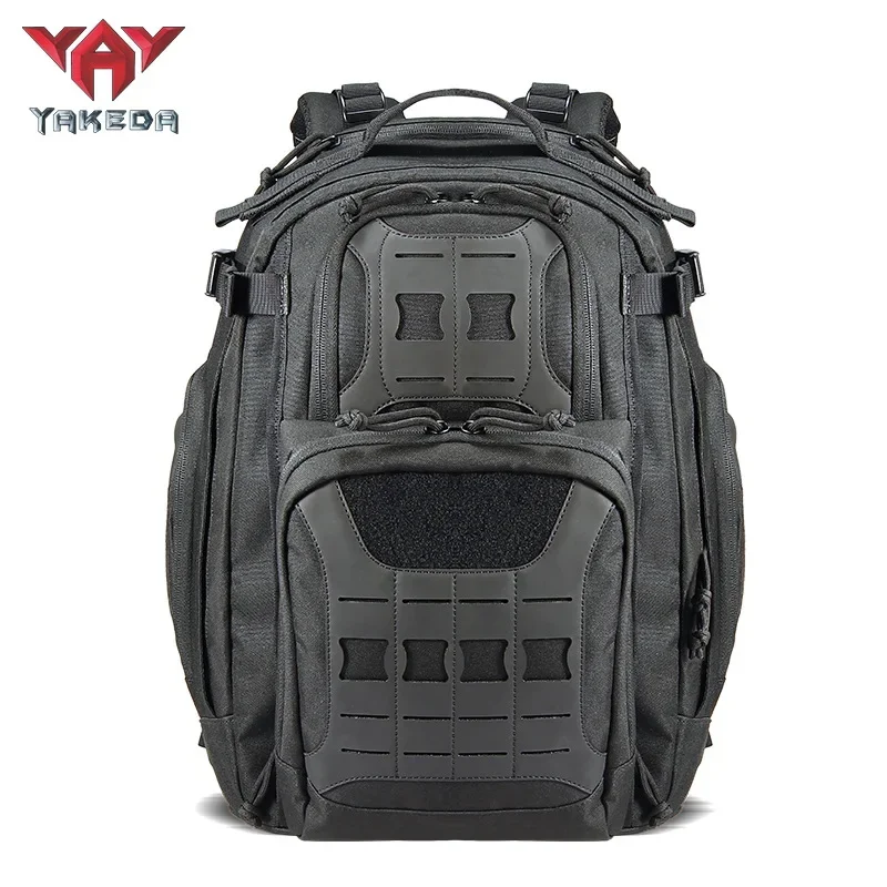 Фото YAKEDA 600D MOLLE Тактический рюкзак Assault Pack 40L Водонепроницаемый уличный дорожный рюкзак для кемпинга, альпинизма и пешего туризма, мужской рюкзак №1
