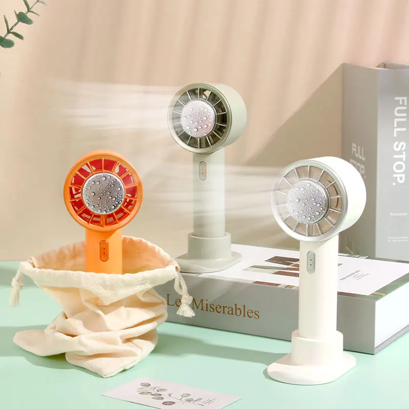 

Portable Mini Hand Fan Semiconductor Refrigeration USB Rechargeable Cooling Fan 2200mAh Battery Handheld Fan For Outdoor