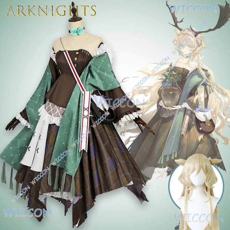 Фото Аниме игровой персонаж Arknights Viviana Durin косплей костюм полный комплект от Ognisko официальный наряд Хэллоуин вечерние платье Impact №2