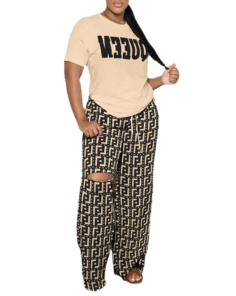 Спортивный костюм с карманами Женский комплект из двух предметов свободные