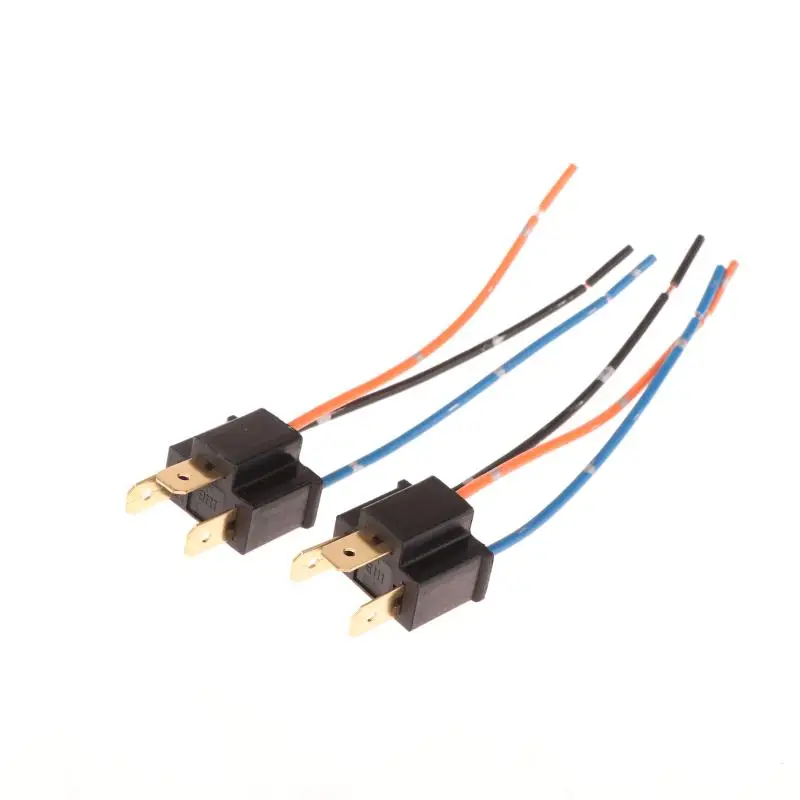 

【M】2/4 шт. автомобильные фары противотуманные фары мужской адаптер жгут проводов H4 цоколь для лампы разъем адаптера