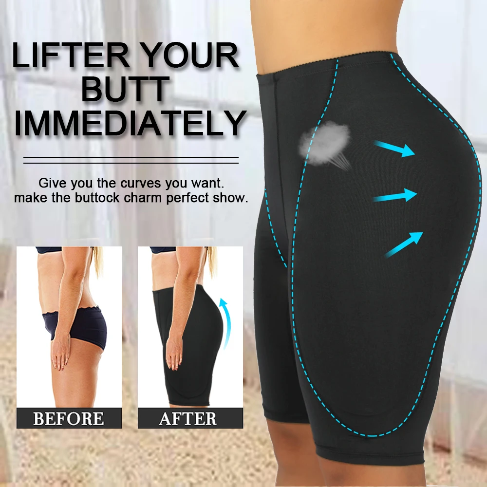 SEXYWG Butt Lifter Panties Women Body Shaper Push Up Panties Hip Shapewear with Pads Hip Enhancer Pad Panties