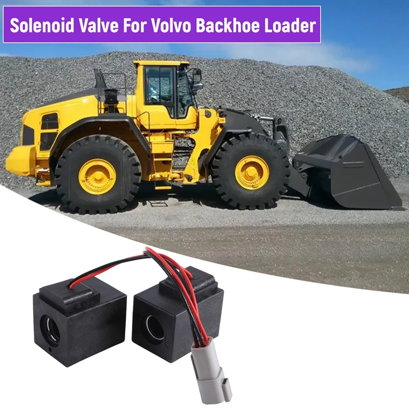 11712481 Car Solenoid Valve For Volvo Backhoe Loader BL60 BL61 BL70 BL71 Accessories Parts