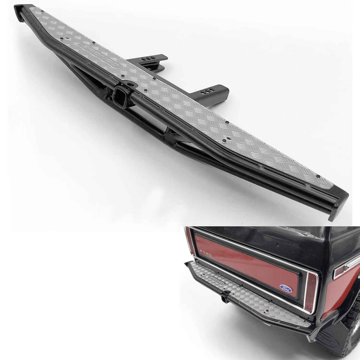 

Toucan CCHand Stainless Steel Rear Bumper for TRAXXAS TRX4 Crawler 1/10 BRONCO RC Racing Car TH21044-SMT8