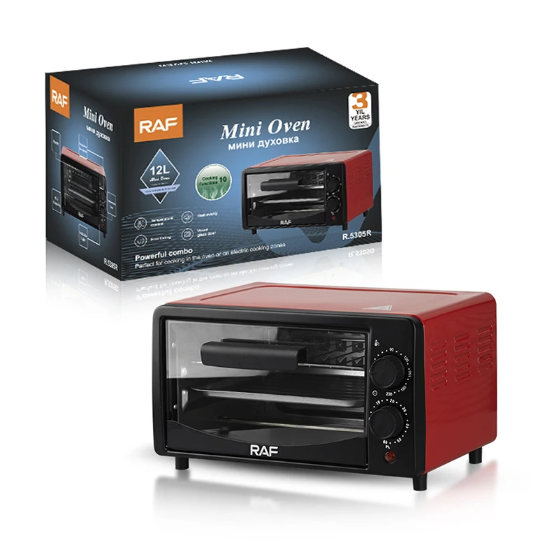 

Высокомощная многофункциональная маленькая электрическая духовка, 12 л, 220 В, бытовая техника для пиццы, полностью автоматическая мини-духов...