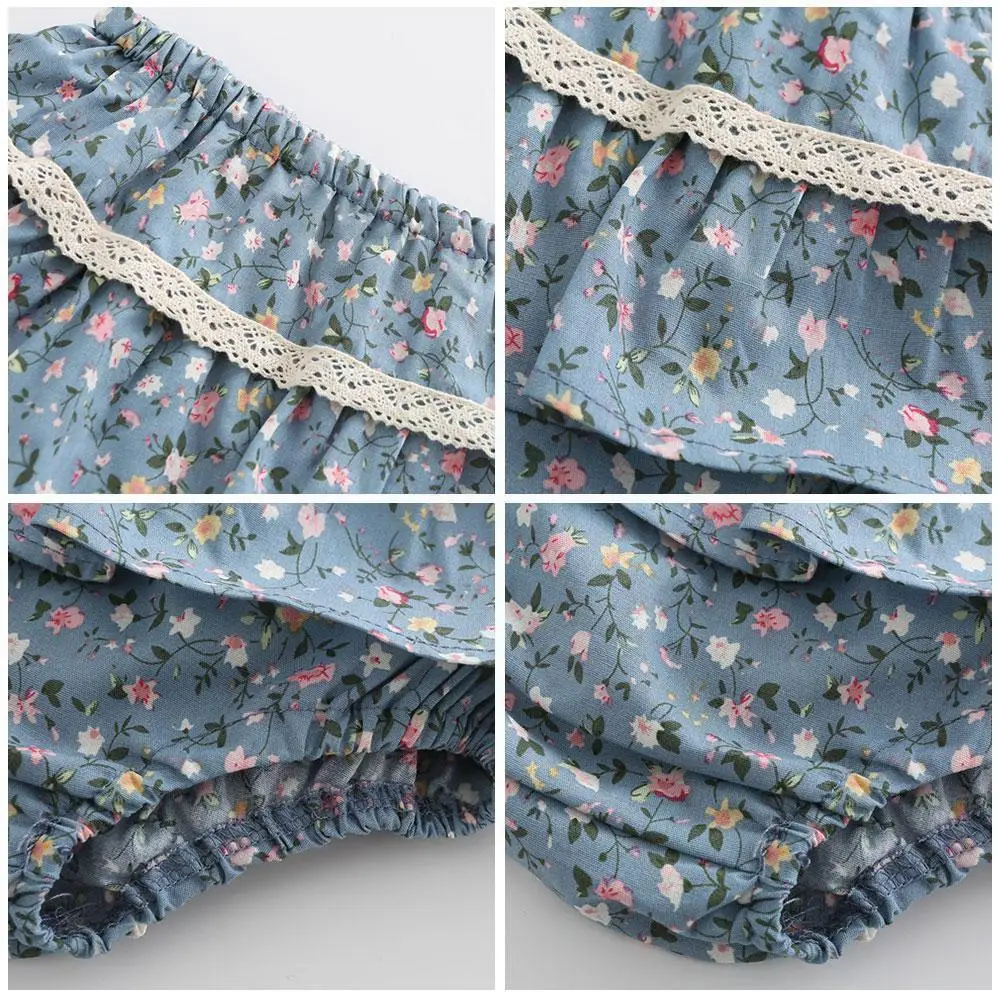 

Cotton Lace Ruffle Infant Toddler Diaper Covers,Baby Toddler Shorts Bloomers Various Covers Floral Colors Panties Diaper C4M5