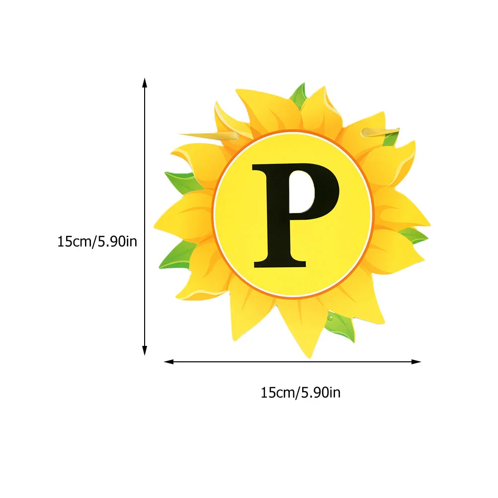 Премиальные украшения для дня рождения с подсолнухом гирлянда баннер детей