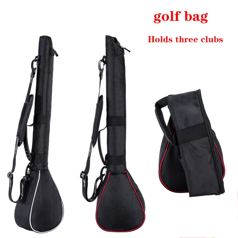 Golf pistol bag golf bag travel large-capacity storage bag foldable plane travel golf bag can accommodate 2-3 clubs