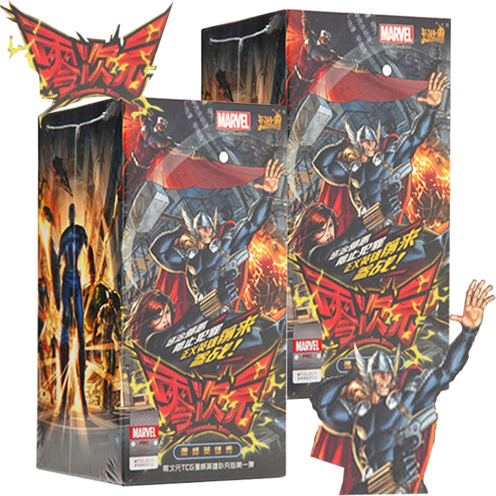 Оригинальная карта Марвел Kayou для детей Капитан Америка Железный человек супер