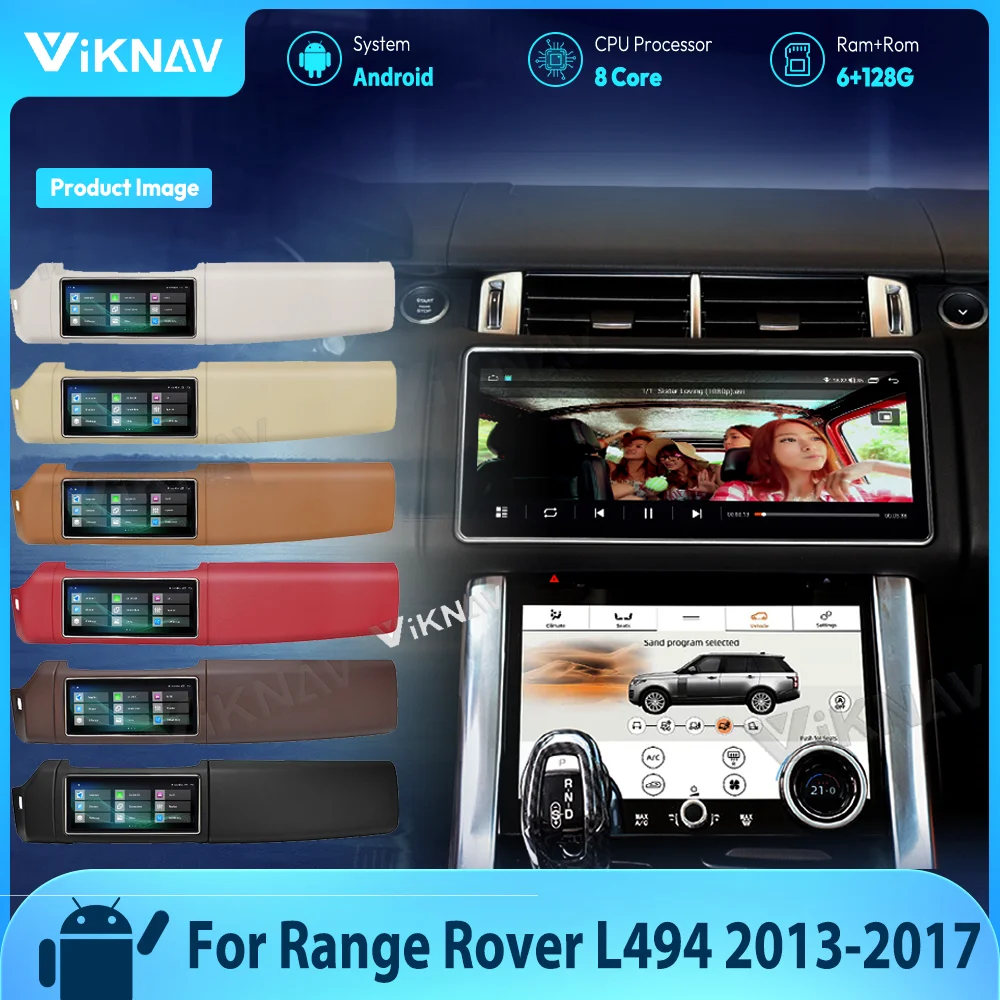 

12,3 дюймовая автомобильная стереосистема Android для Land Rover Range Rover Sport L494 Панель AC кондиционер DVD мультимедийный плеер