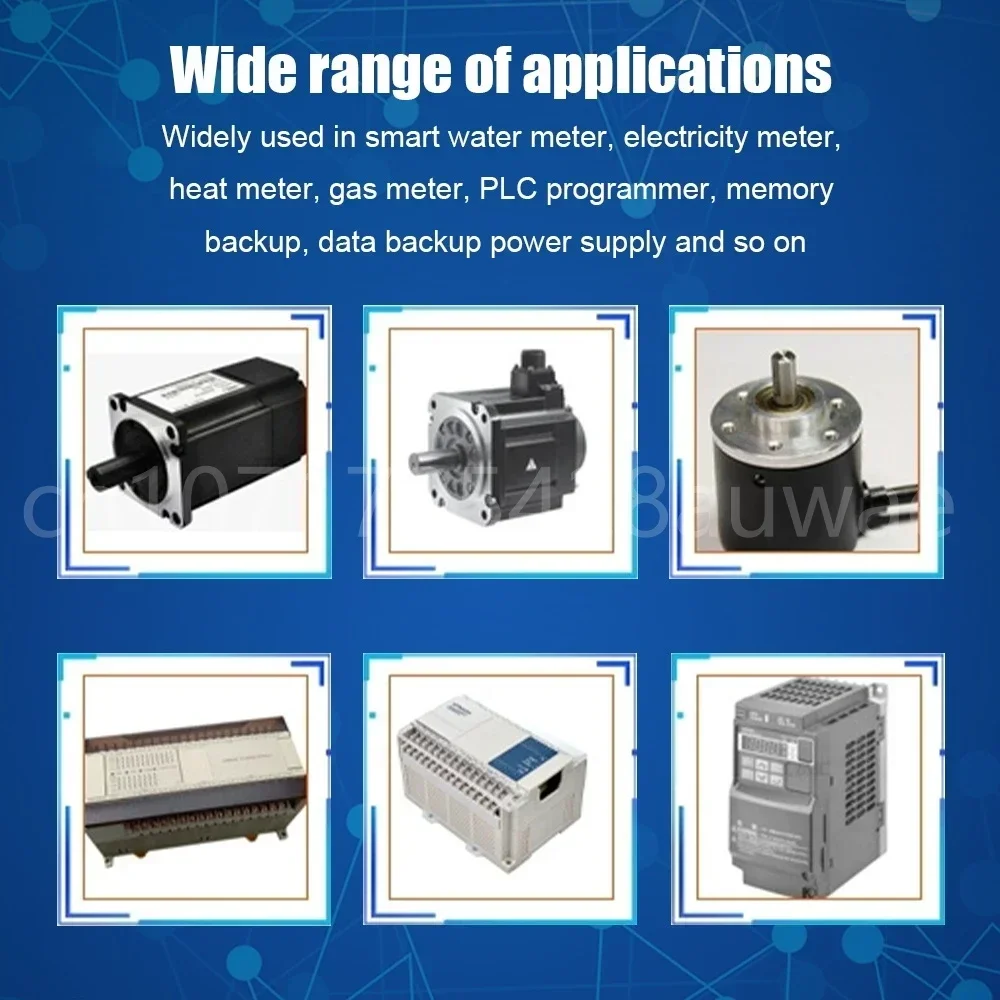 10 шт. 3 6 В 1600 мАч C500-BAT08 3G2A9-BAT08 ER17/33 для Omron CNC PLC серводвигателя аккумуляторы с вилкой