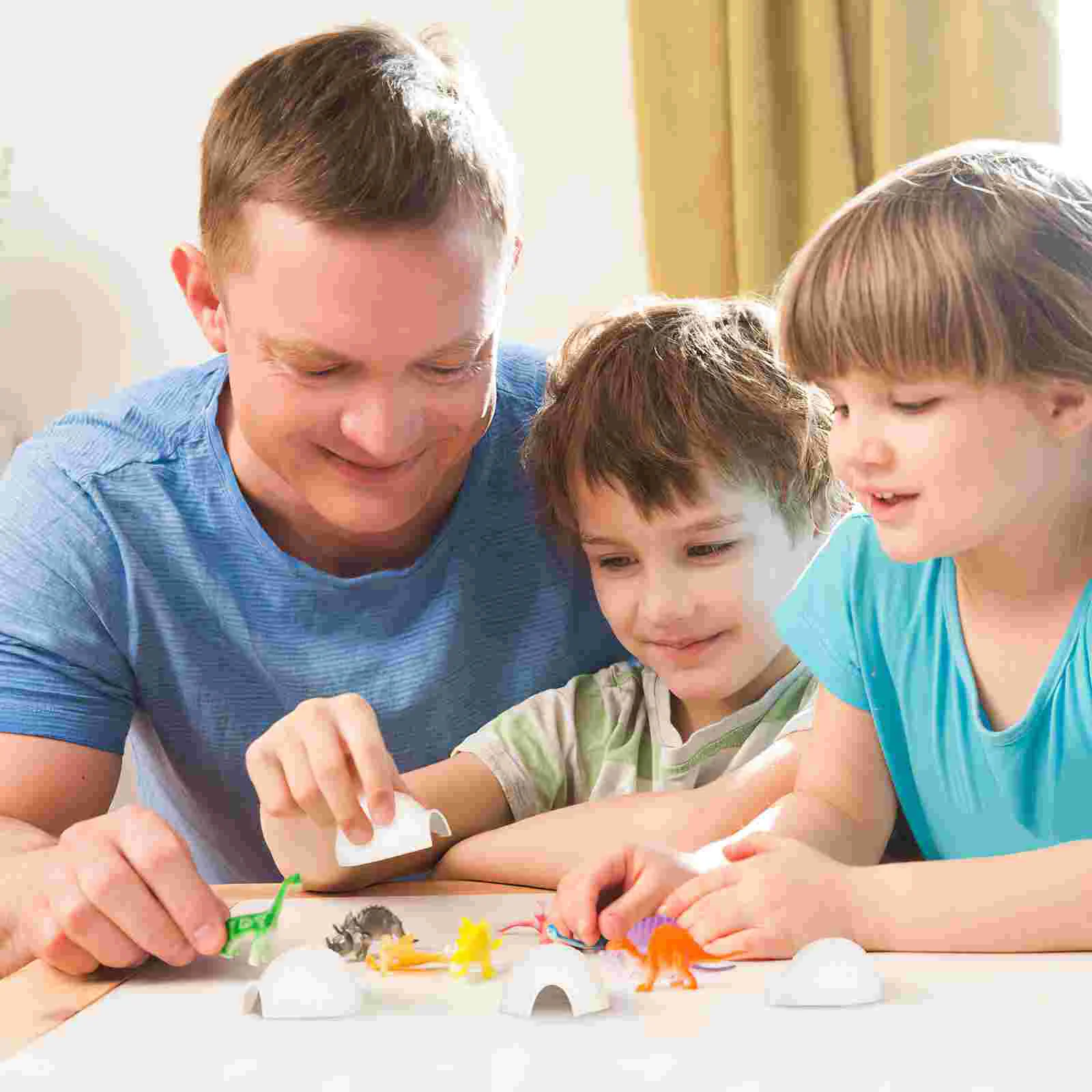 6 шт. модель иглу миниатюрные модели для украшения сада детские игрушечные