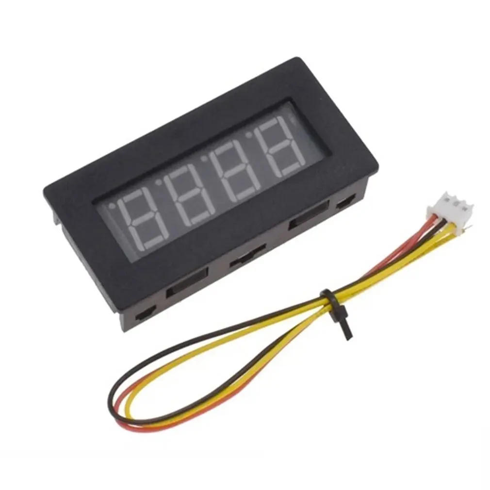 

4 Digits Digital Tachometer Speed Measure Meter panel 999999 RPM Red LED Display