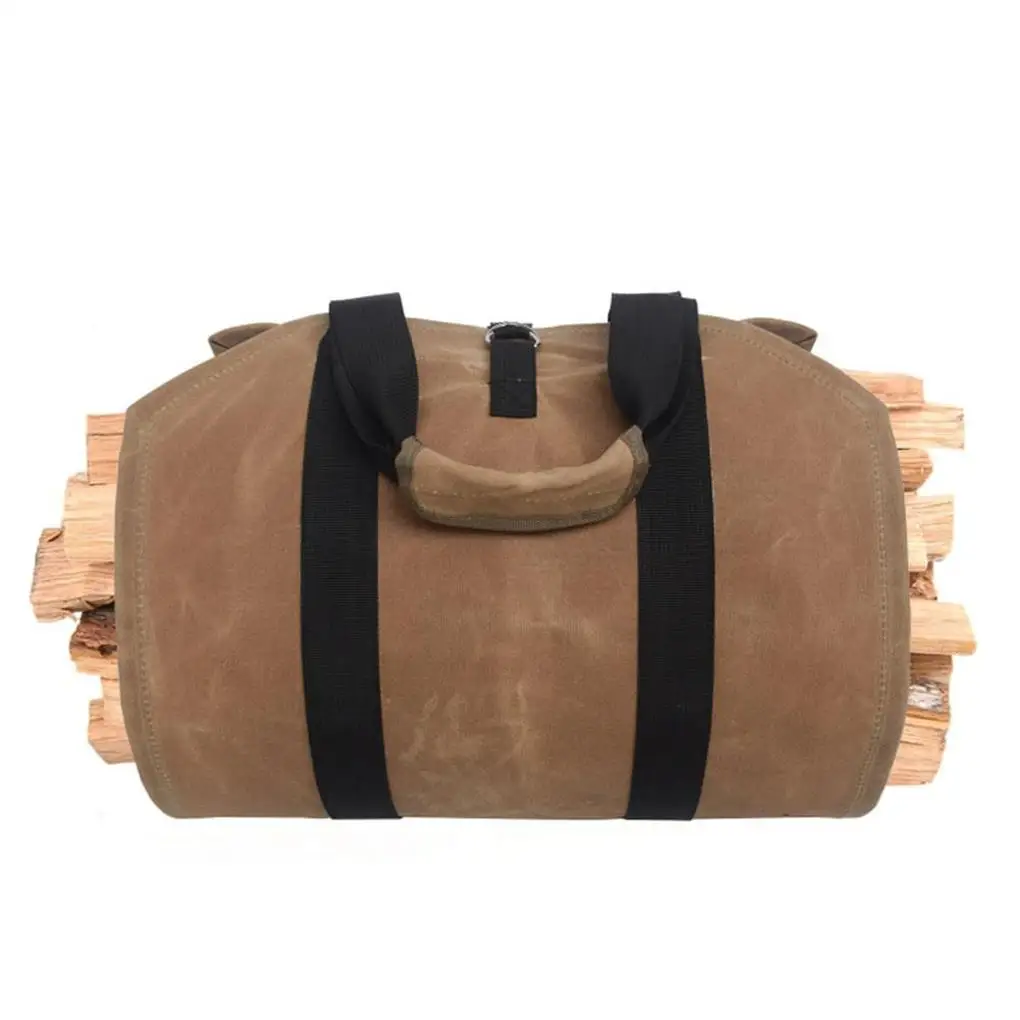 

Camping Firewood Carrier Fire Wood Carrying Storage Bag Log Tote Pack