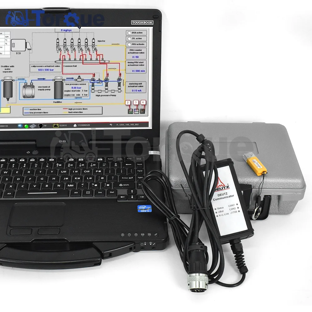 Диагностический сканер DEUTZ DIAGNOSTIC KIT DECOM с серии Deutz для контроллеров EMR2 EMR3 EMR4 +