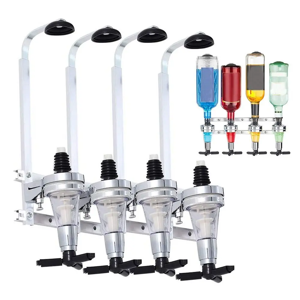 

Настенный диспенсер для вина, аксессуары для бара, крепежный кронштейн, подставка для красного вина, инструменты для бара, 2/3/4 бутылок