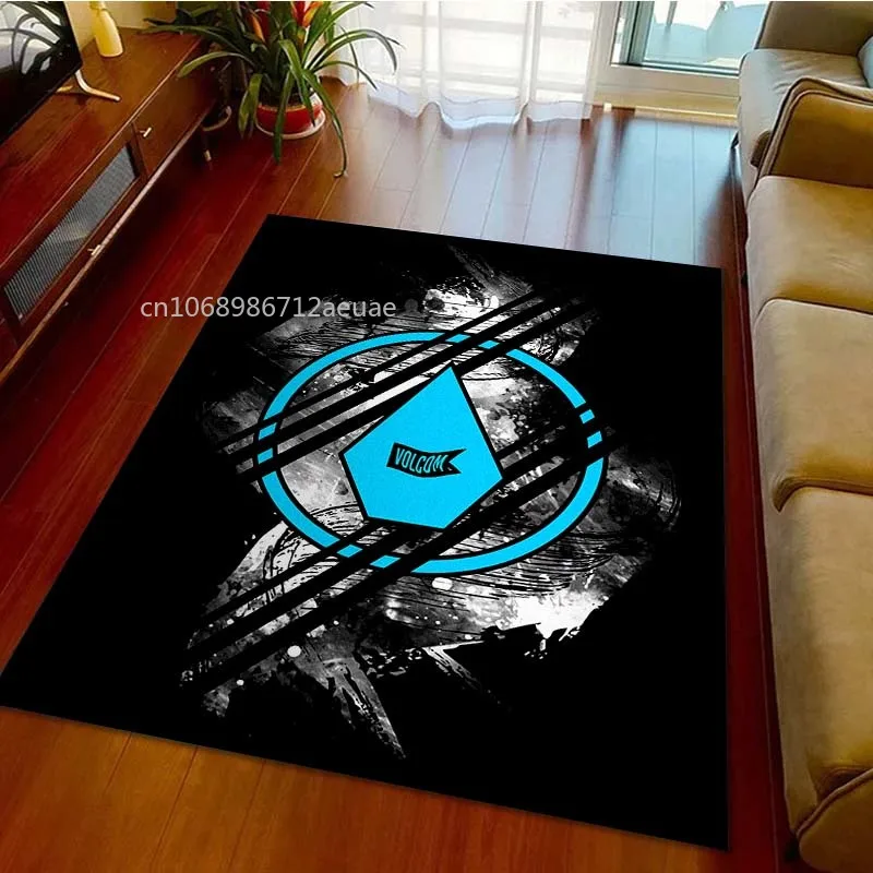 V-VOLCOM ковер с принтом логотипа удобный мягкий для спальни Придверный коврик декор