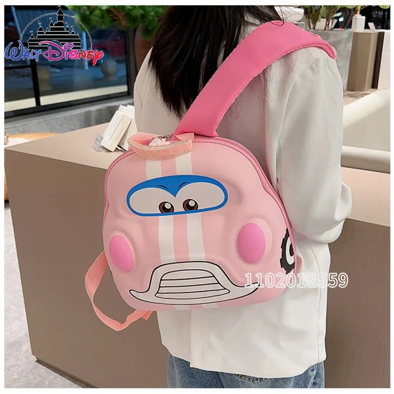Disney McQueen New Girls' Backpack Cartoon Cute Children's Schoolbag 3D Large Capacity High Quality Children's Leisure Backpack