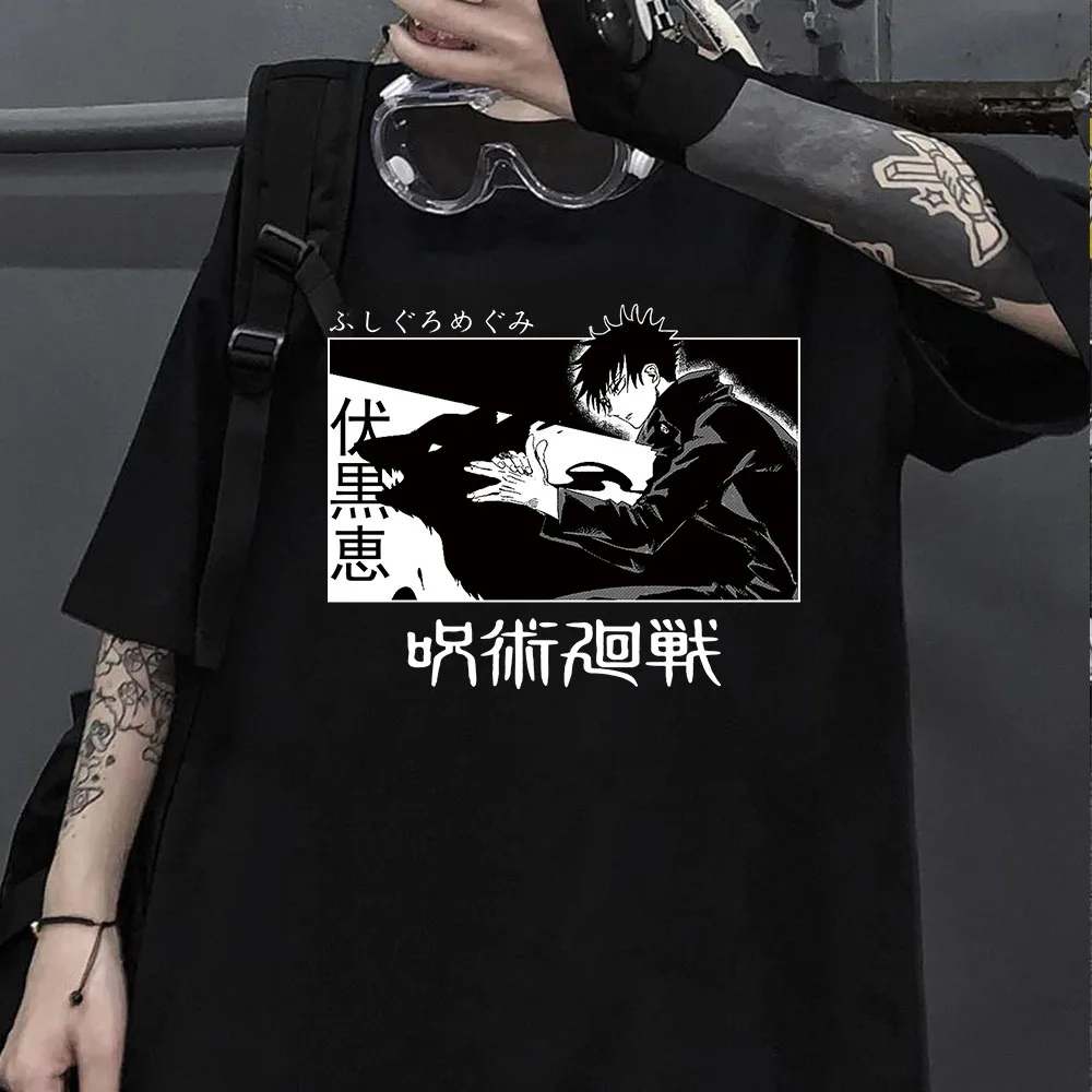 2022 Japanese Anime Jujutsu Kaisen T Shirt Men 2022 Summer Tops  Graphic Tees Cartoon Unisex T-shirt Male