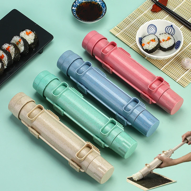 Quick Sushi Maker DIY Roller Rice Mold Meat Vegetable Rolling Mold Sushi Device Making Machine Bento Kitchen Accessories Gadgets