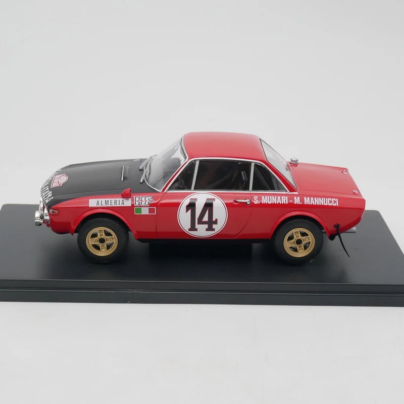 Ixo масштаб 1:24 литой под давлением сплав Lancia Fulvia HF WRC 1972 игрушки модели автомобилей