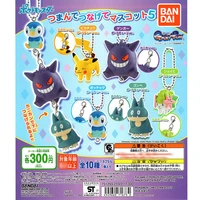 bandai genuine gashapon pokemon local versiontandem hammer pendant bead chain hook gacha anime action figure collect model toys