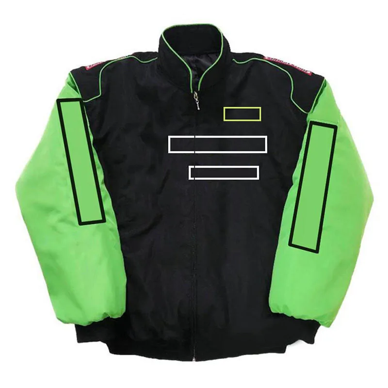 Куртка F1 с длинным рукавом для мужчин и женщин кофта вышивкой логотипом