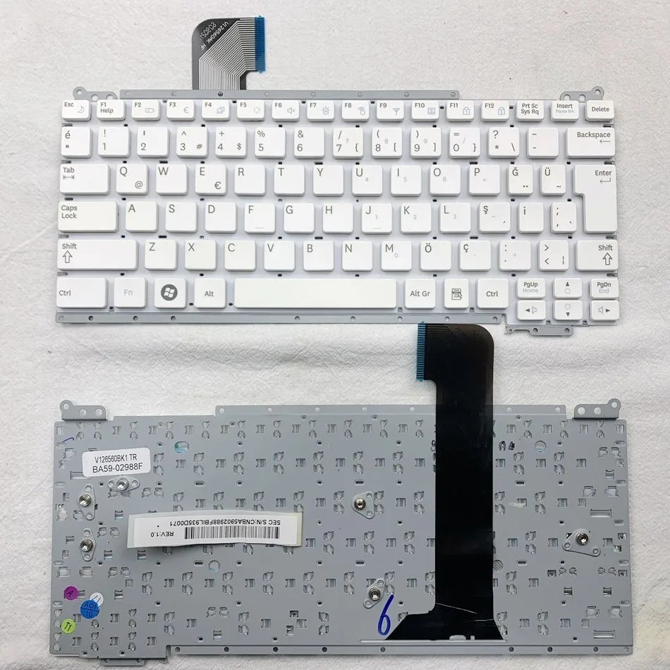 

Turkish Laptop keyboard for SAMSUNG NP-NC110 NC110 NC110P NC108 NC108P NC111 NC111P NC210 NC215 BA59-02988F TR Layout