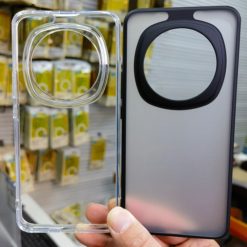 Совместим с прозрачным акриловым чехлом Magsafe для Honor Magic6 Pro/Magic6 прозрачный корпус