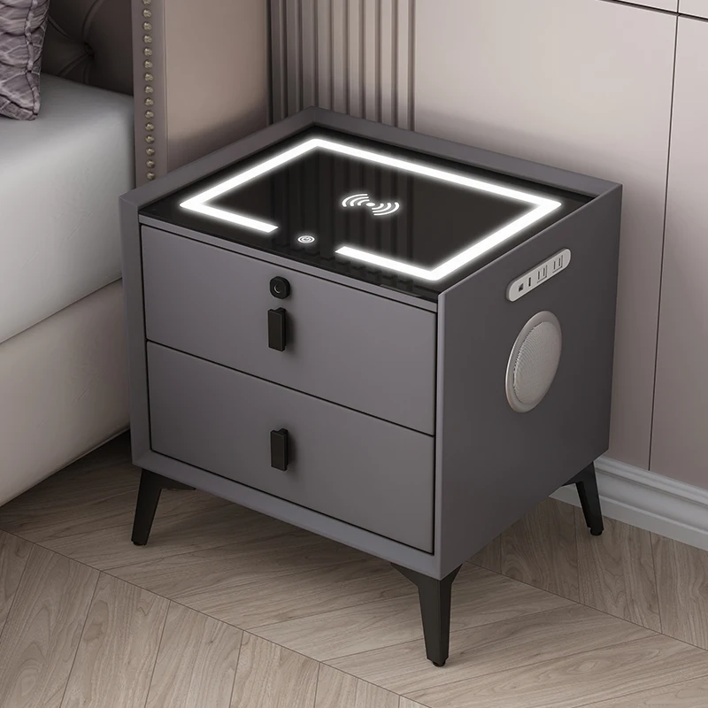 Умные Роскошные тумбочки для гостиной прикроватные современные ночные столики в