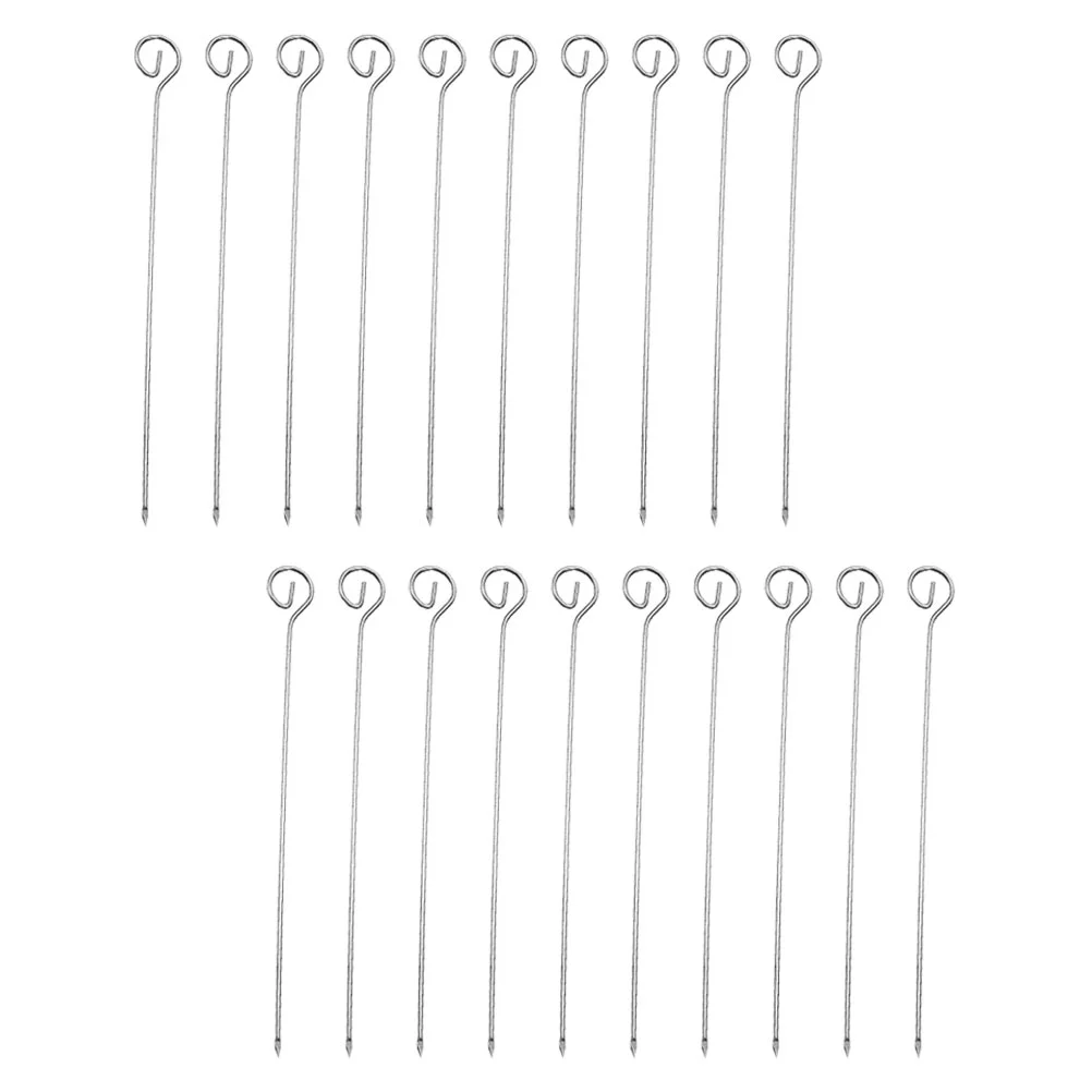 

Skewers Metal Bbq Grilling Stick Sticks Skewer Steel Stainless Flat Kabob Barbecuedog Hot Kebab Meat Utensils