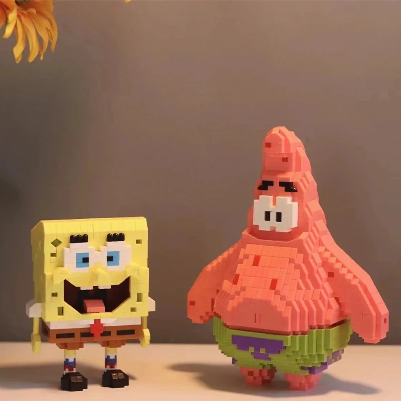 Губка Боб Квадратные Штаны Патрик Звезда Фигурки Модель Строительные Блоки