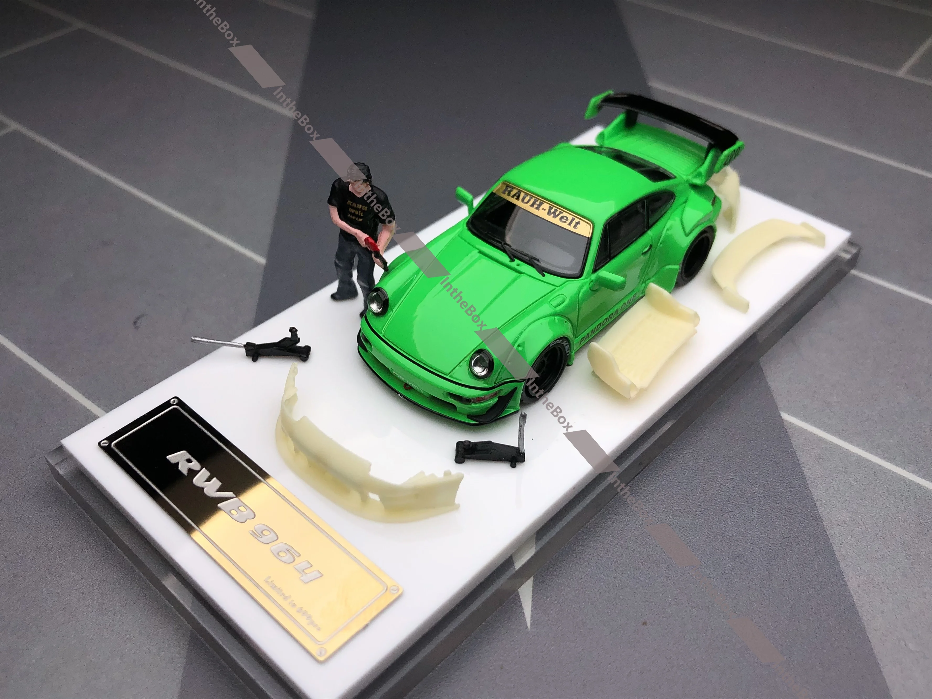 Модель звезды 1:64 RWB 964 GT литая под давлением модель автомобиля ограниченное
