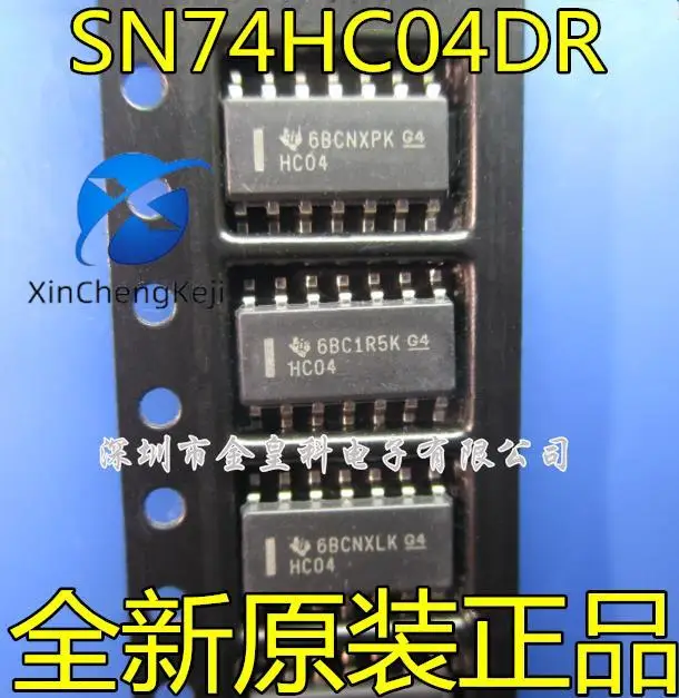 

30pcs original new SN74HC04DR 74HC04 HC04 Six way inverter logic SOP14