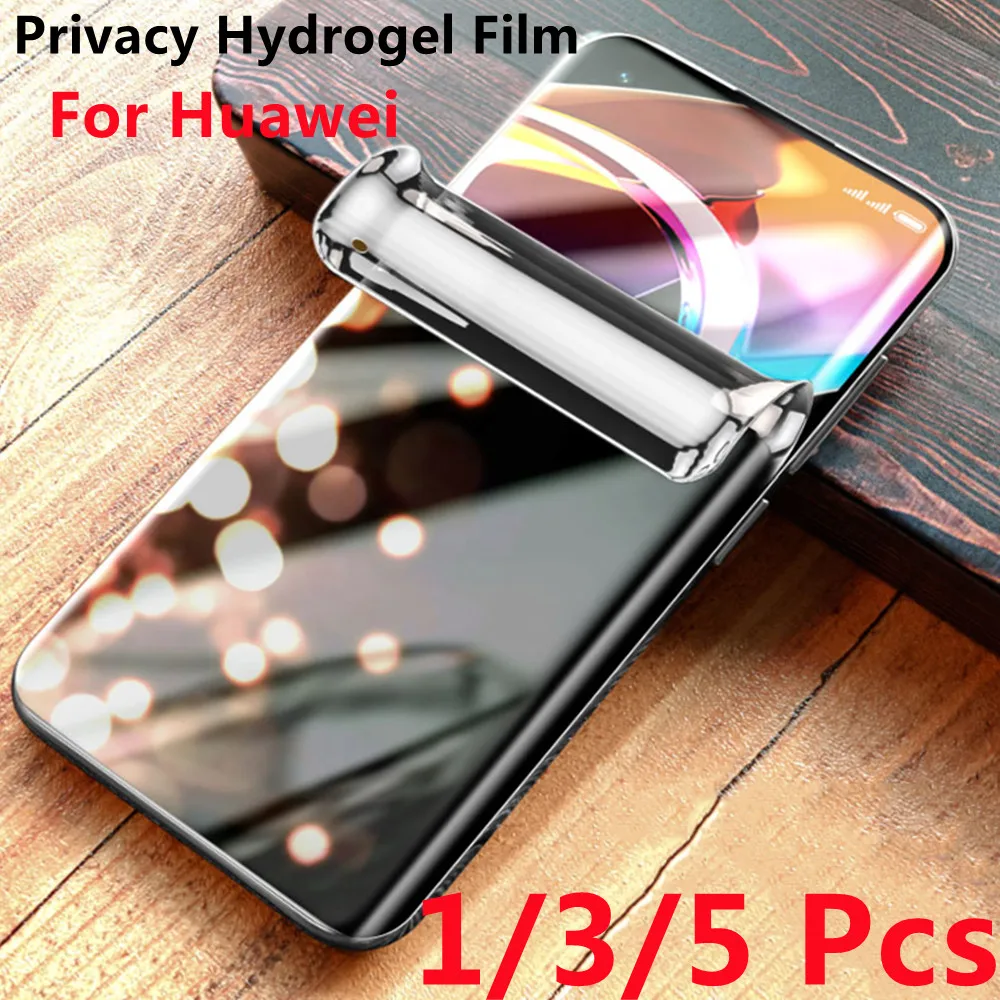 

1/3/5Pcs Soft Privacy Hydrogel Film For Huawei P20 P30 P40 P50 Mate 20 30 40 Nove 7 8 9 10 Pro 5G Anti Spy Screen Protector