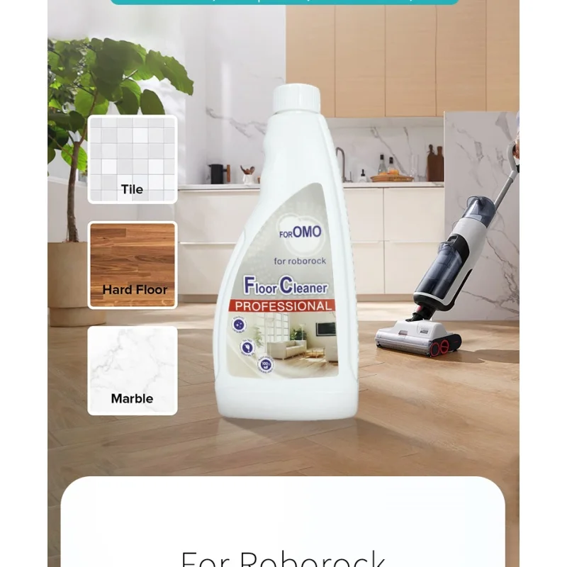 Раствор для очистки пола 480MLOMO Roborock S8 Pro Ultra/S7 MaxV Ultra/Dyad/S7 детали пылесоса робот